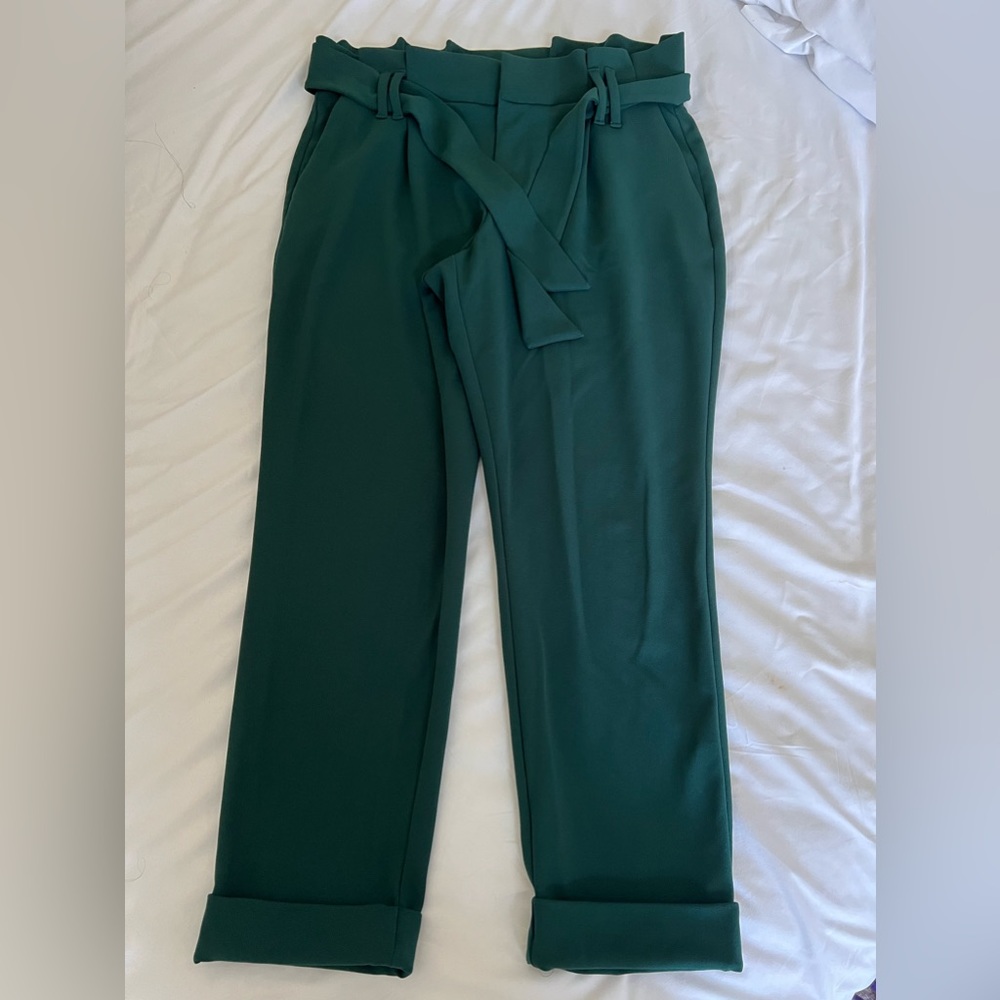 Belted Tailored Pants